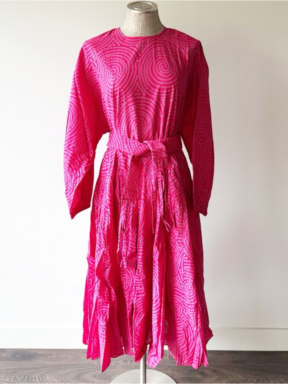 Rhode Devi Dress in Red Trail Pattern